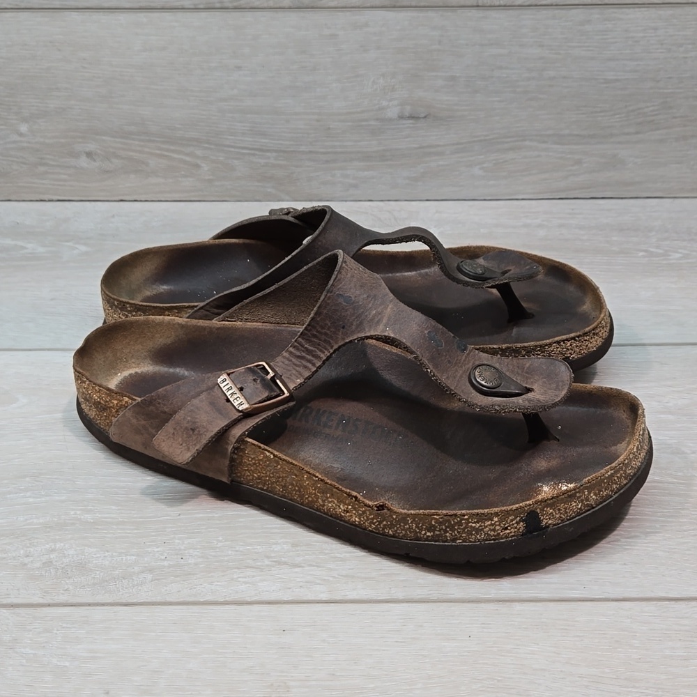 Birkenstock Women Gizeh Thong Sandals Flats shoes sz 40/9 Regular